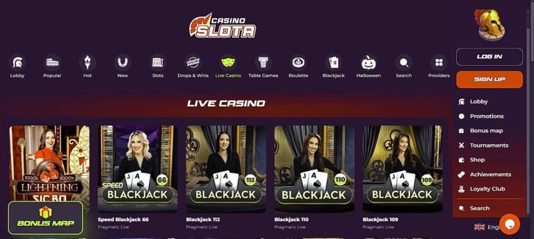 Slota Casino live : 700 tables, mais est-ce que ça tient la route ?